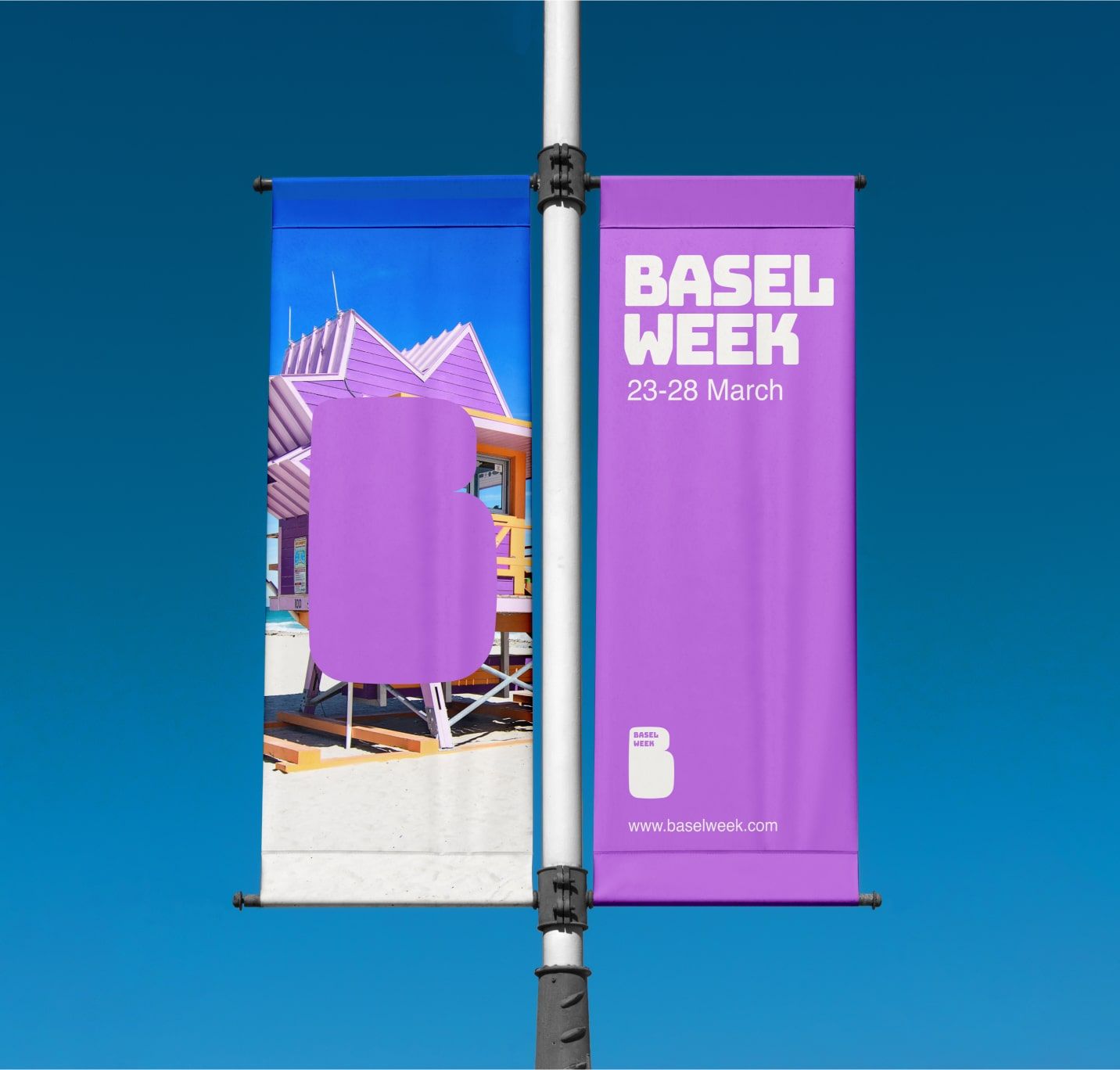 Baselweek Flag Design Mockup 1 Min
