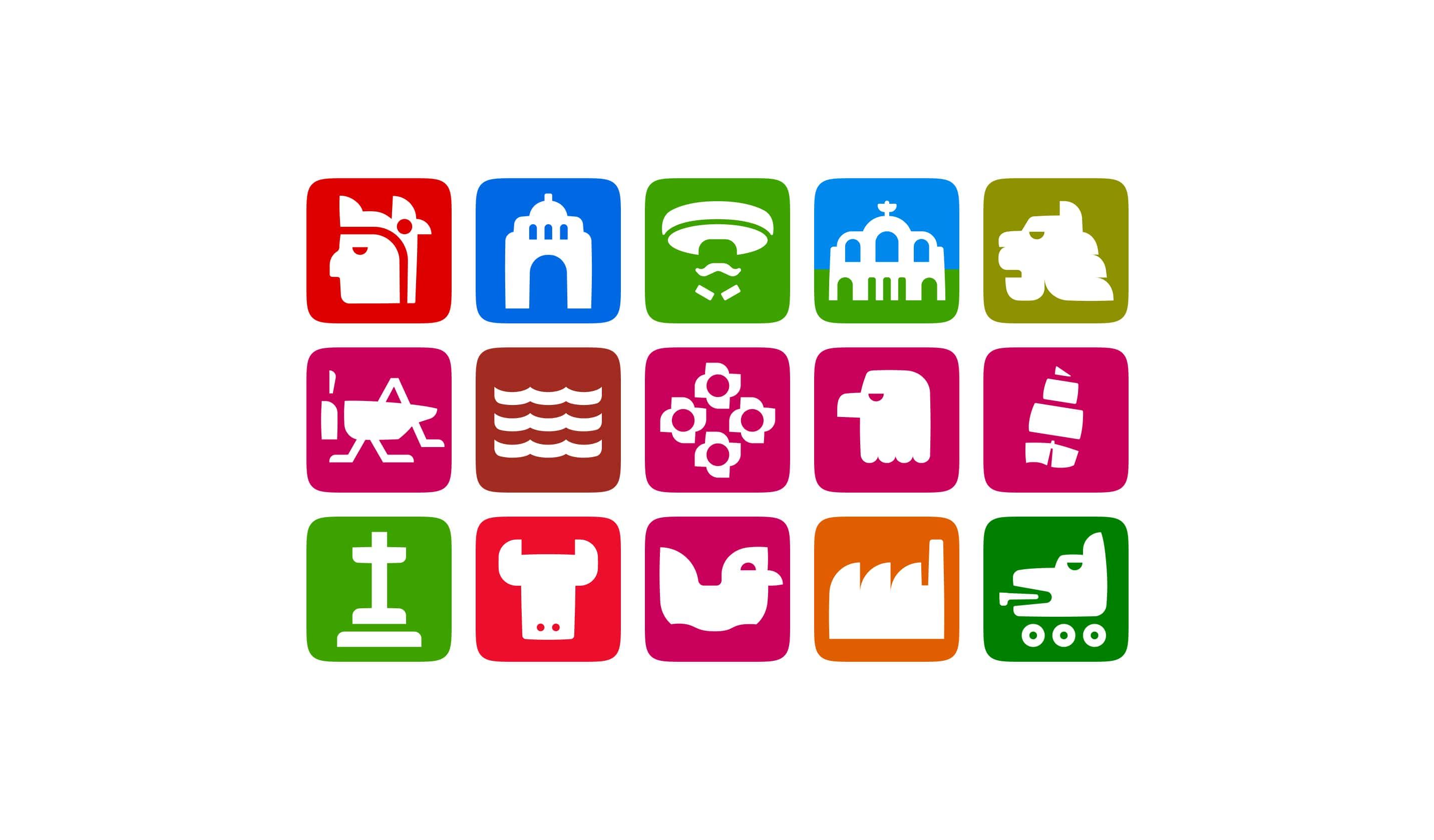 Tipo M24 Metro Cdmx Iconos Nuevos Color Min