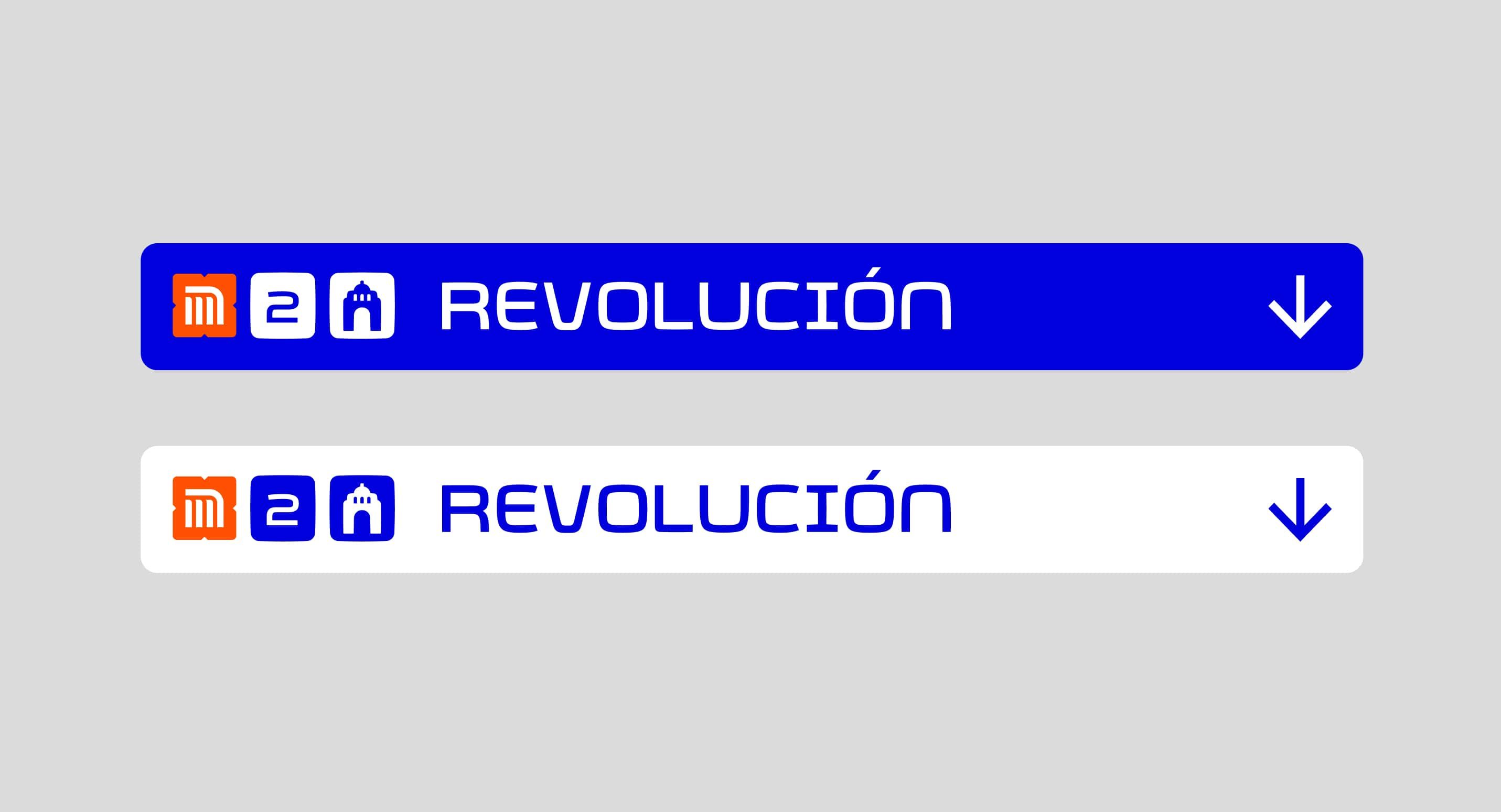 Tipo M24 Metro Cdmx Senaletica Horizontal Revolucion Tipos Min