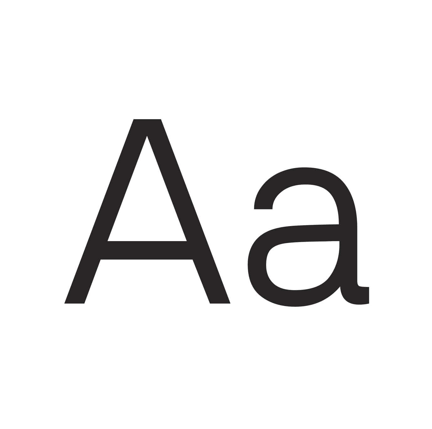 Airport Font Specimen Aa Min