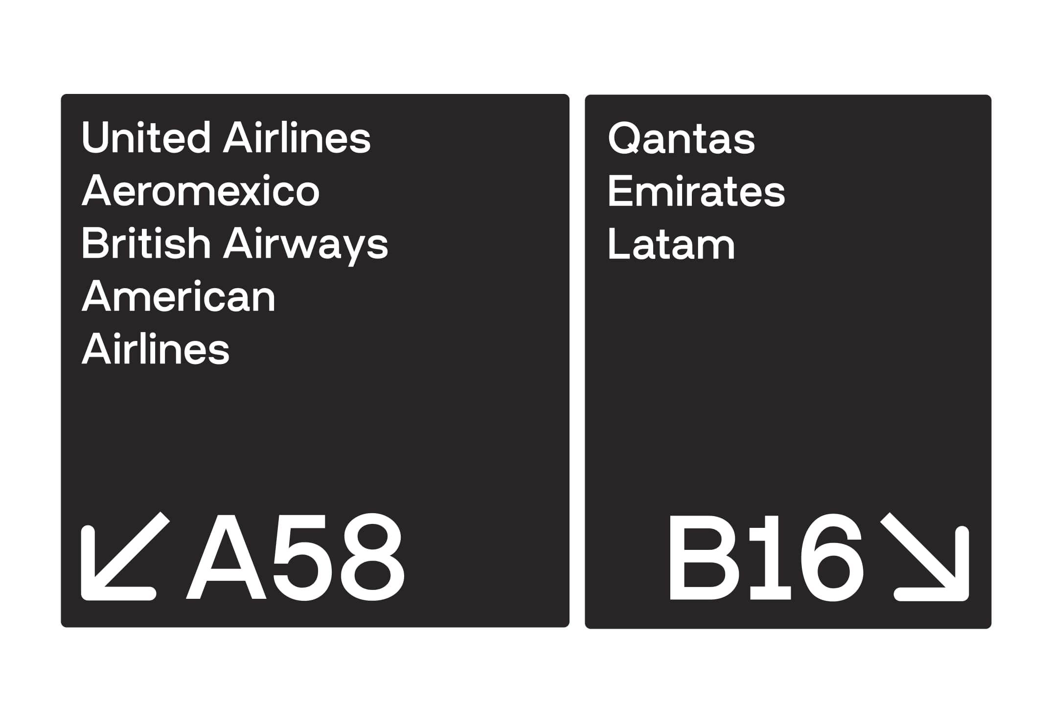 Airport Font Specimen Airport Displays Gates Min