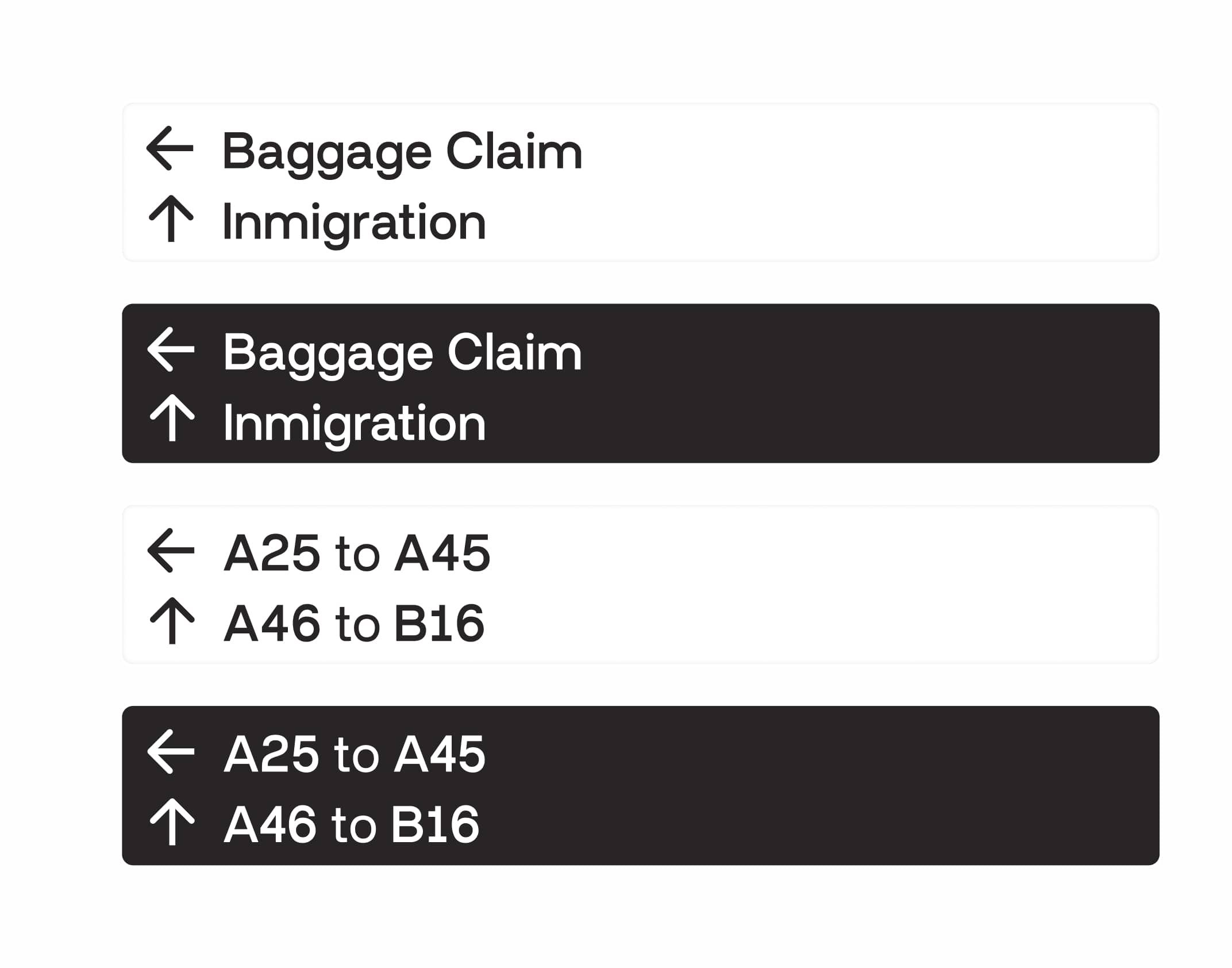 Airport Font Specimen Airport Displays Min