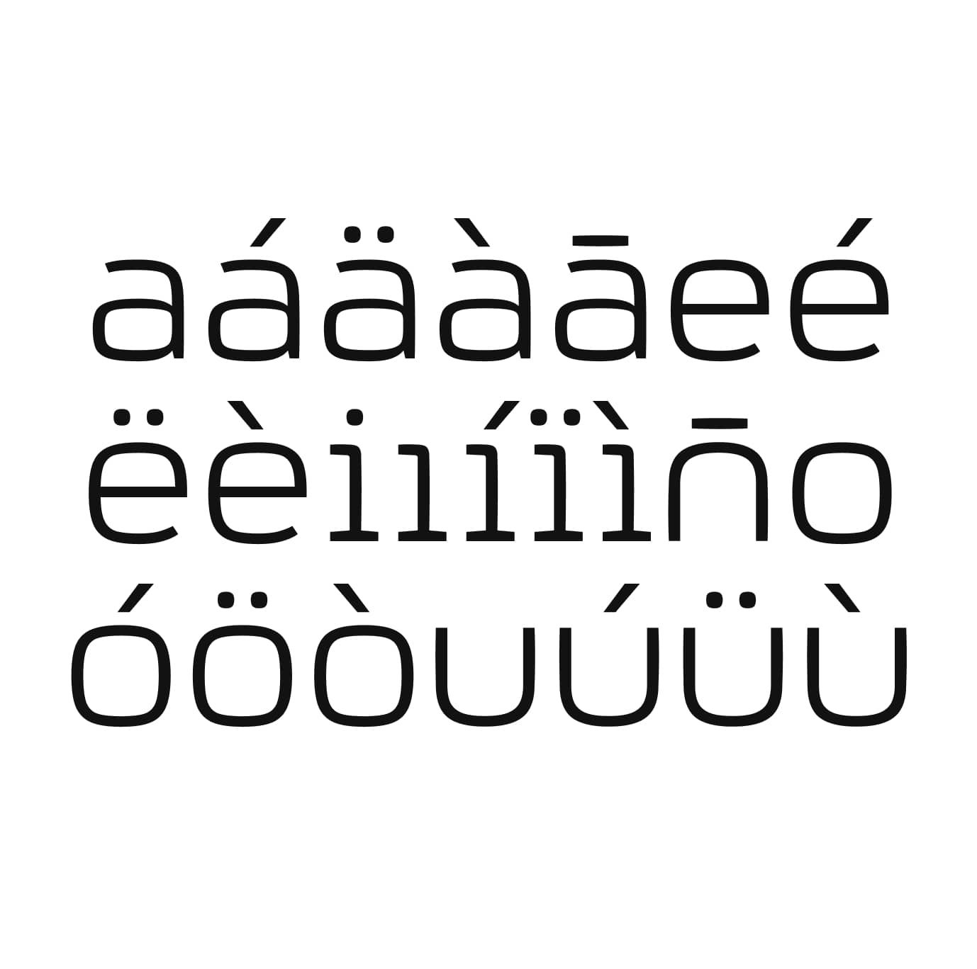 Tipo M24 Diacritics Ligth Min