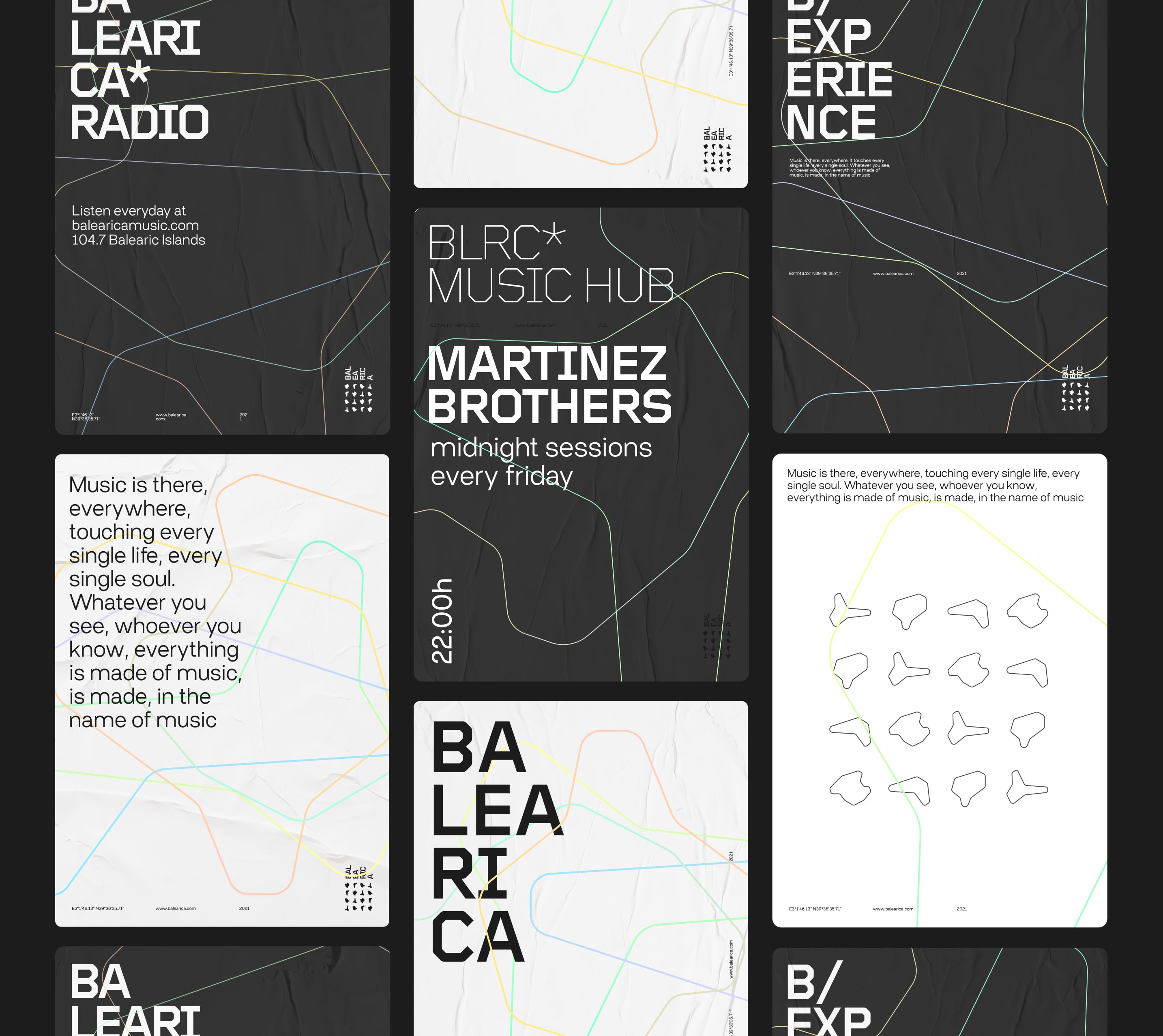 Balearica Posters Variations