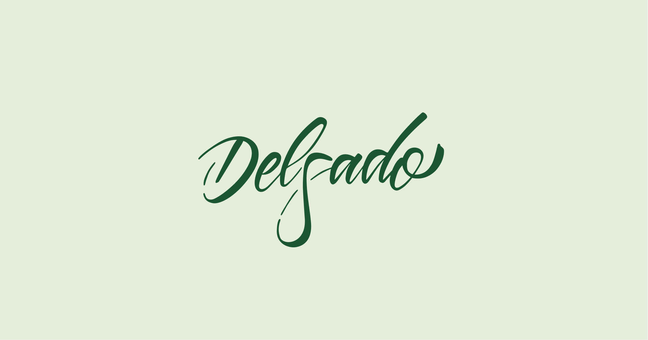 Delgado Seleccion Logotype Green